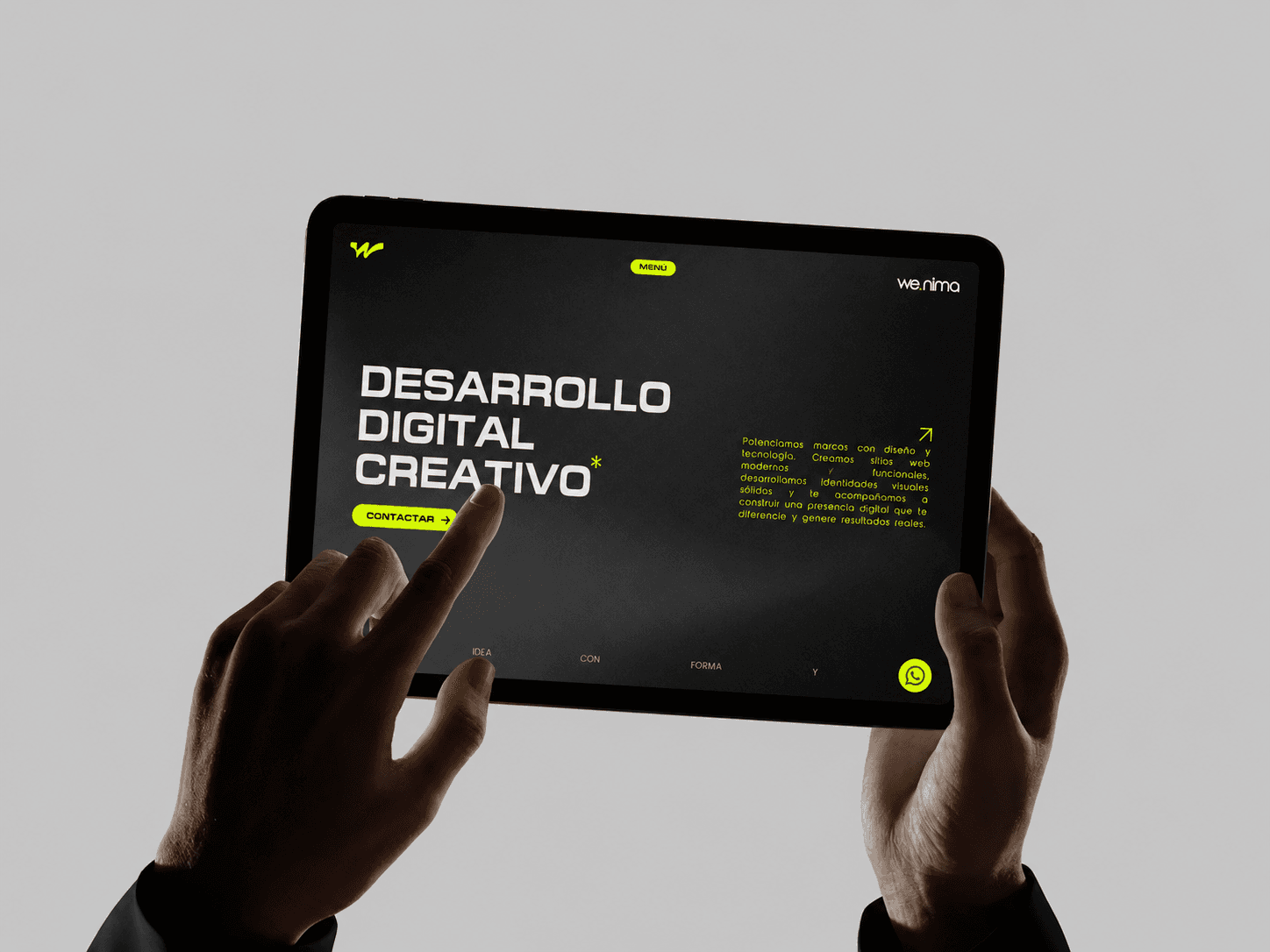 we.nima — Diseño y desarrollo web