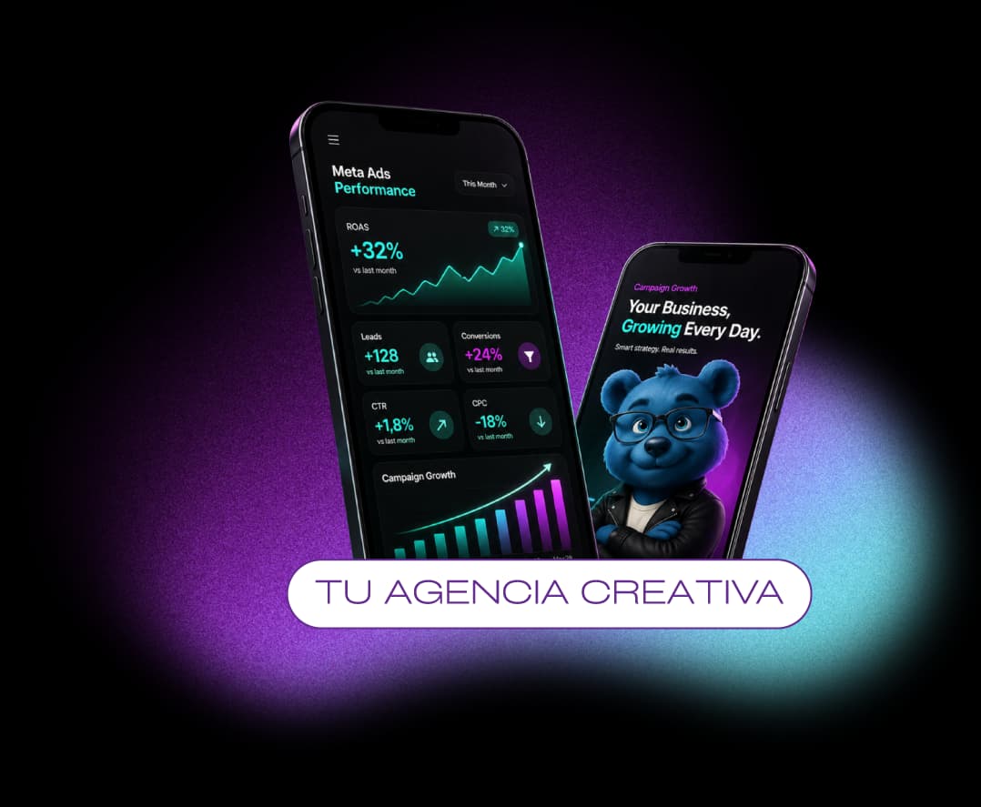 Mockups de proyectos y dashboards en dispositivos móviles